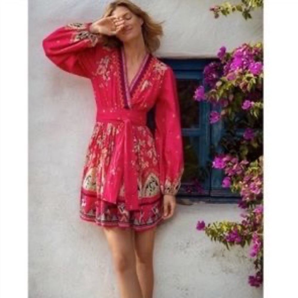 Anthropologie! Raquel Embellished Embroidered Beaded Mini Dress - Picture 4 of 10